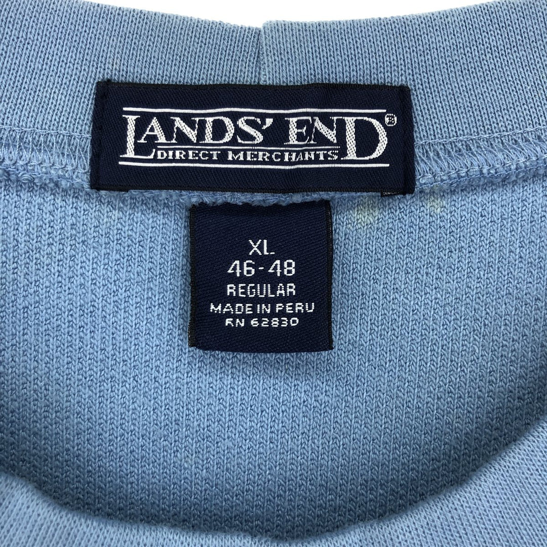 LANDS' END Sweatshirt, Trainer, Men's XL /eaa426380