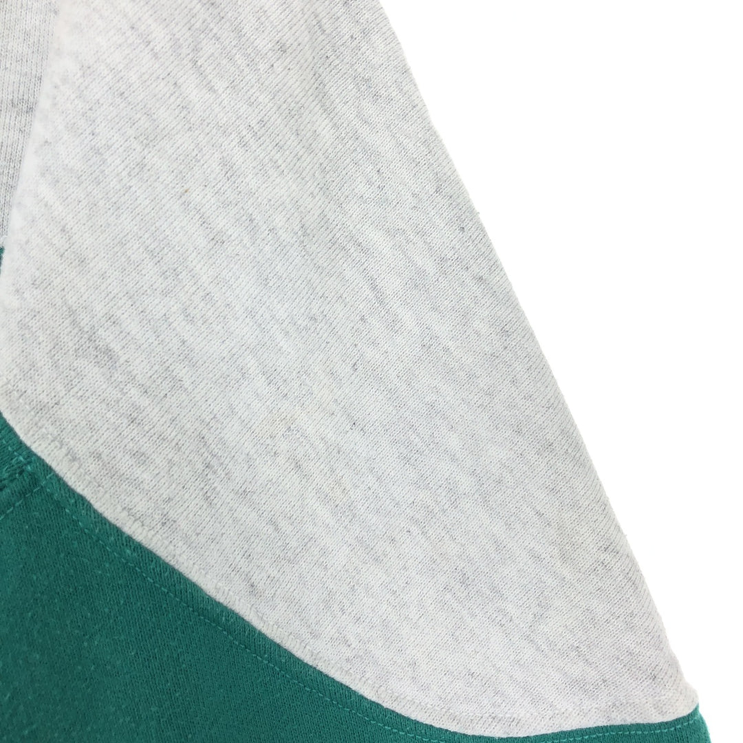 90'S Russell Two-tone Layered Neck Plain Blank Sweatshirt Trainer Made in USA Men's L Vintage /eaa426416