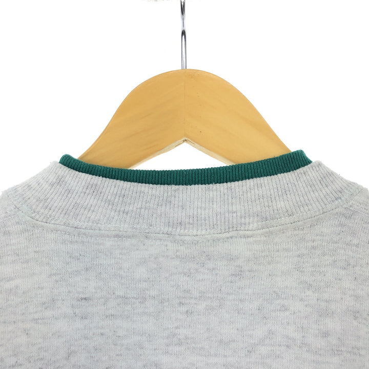 90'S Russell Two-tone Layered Neck Plain Blank Sweatshirt Trainer Made in USA Men's L Vintage /eaa426416
