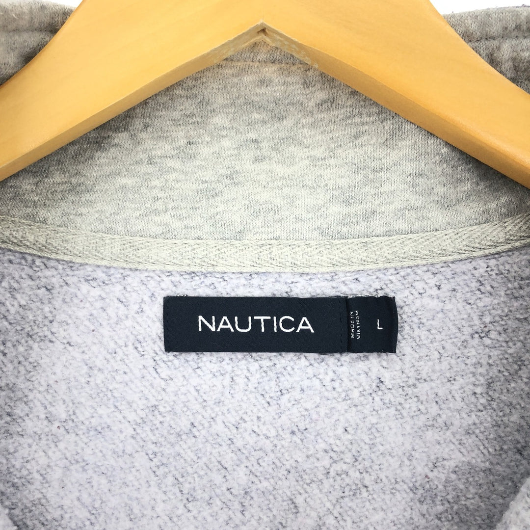 NAUTICA Half-Zip Sweatshirt, Trainer, Men's, L /eaa426429