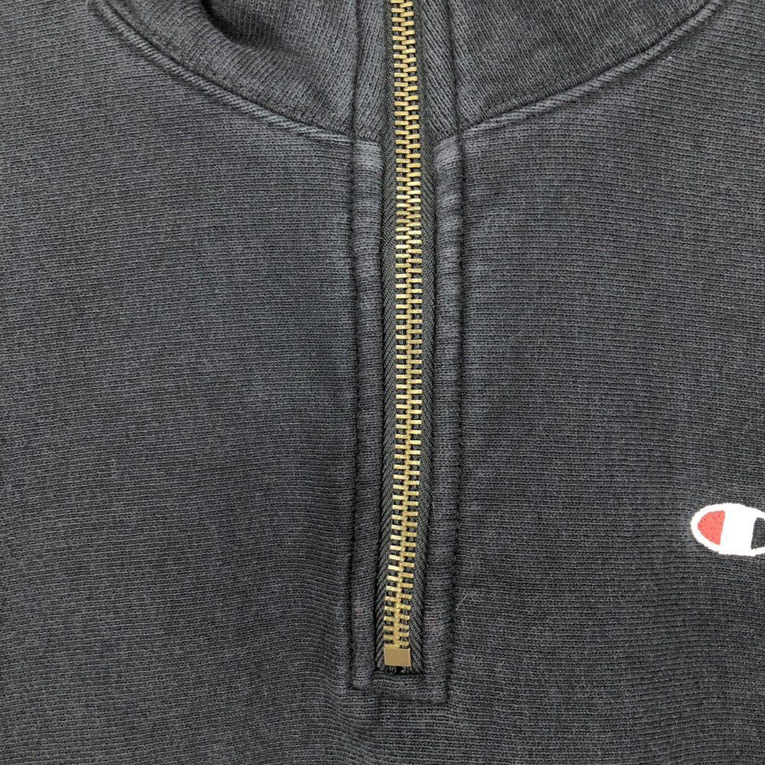 Champion Reverse Weave Replica Solid Color Tag WARM UP Half Zip Sweatshirt Trainer Men's XXL /eaa426434