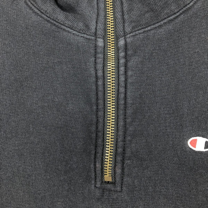 Champion Reverse Weave Replica Solid Color Tag WARM UP Half Zip Sweatshirt Trainer Men's XXL /eaa426434