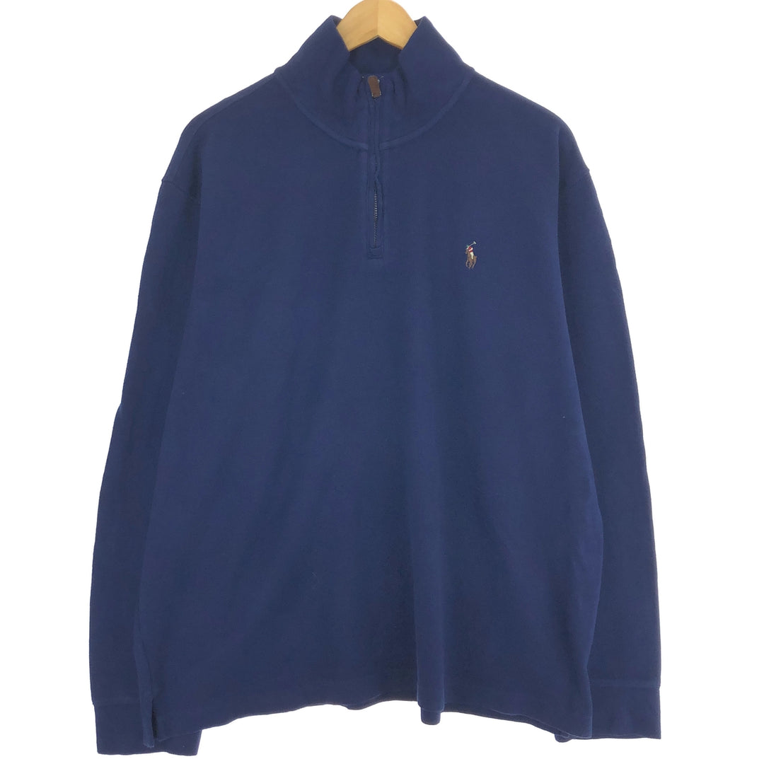 Ralph Lauren POLO RALPH LAUREN Cotton knit half zip sweater Men's XL /eaa426459