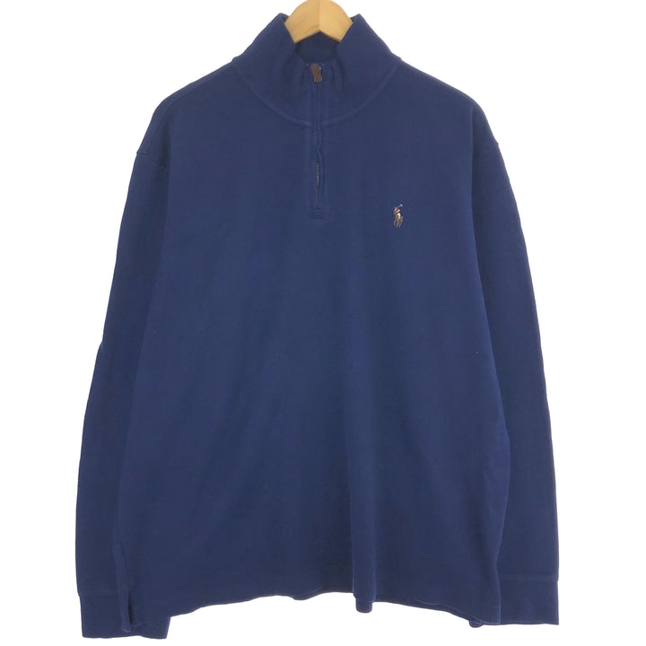 Ralph Lauren POLO RALPH LAUREN Cotton knit half zip sweater Men's XL /eaa426459