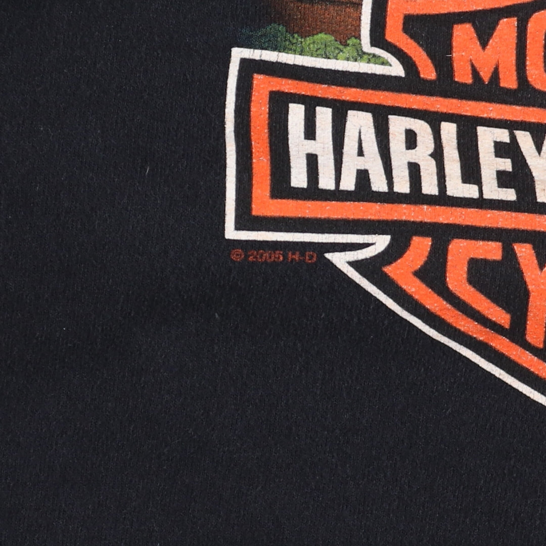 Harley Davidson Double-sided Printed Sweatshirt Trainer Men's L /eaa426466