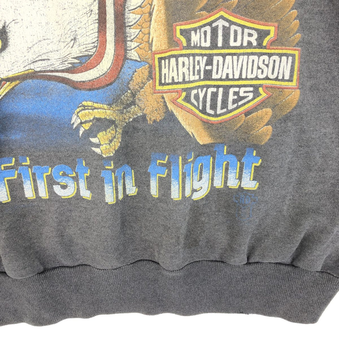 90'S Harley-Davidson double-sided print Harley-Davidson print sweatshirt sweatshirt women's M double-sided print vintage /eaa426468