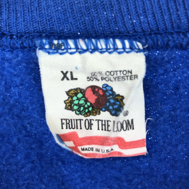 80'S Fruit of the Loom College Sweatshirt, Made in USA, Men's XL, Vintage /eaa426489