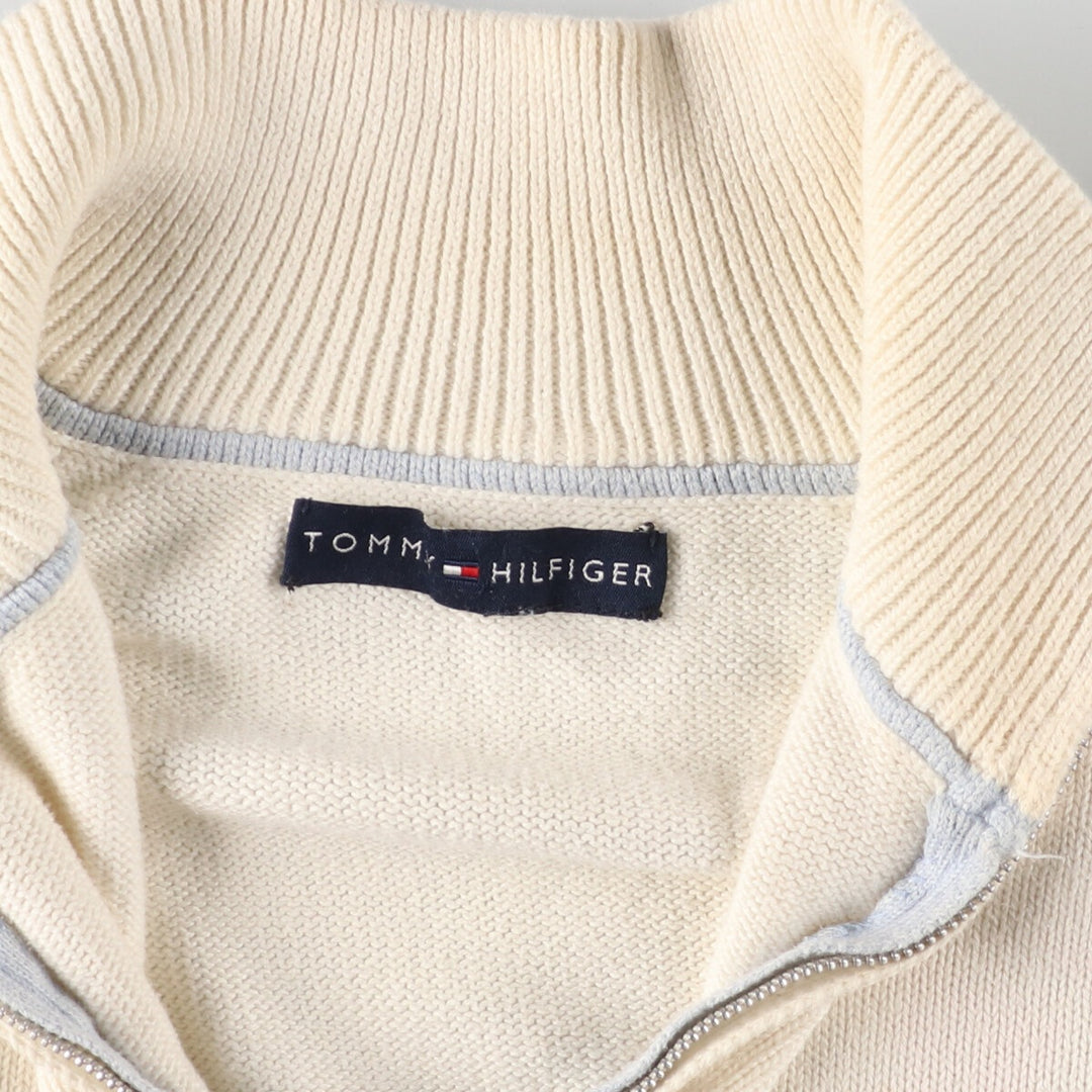 Tommy Hilfiger Cotton Knit Half Zip Sweater Men's XL /eaa426505