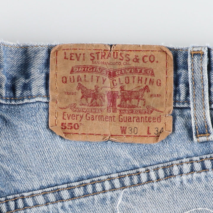 Levi's 550 tapered denim pants for men w30 / eaa426516