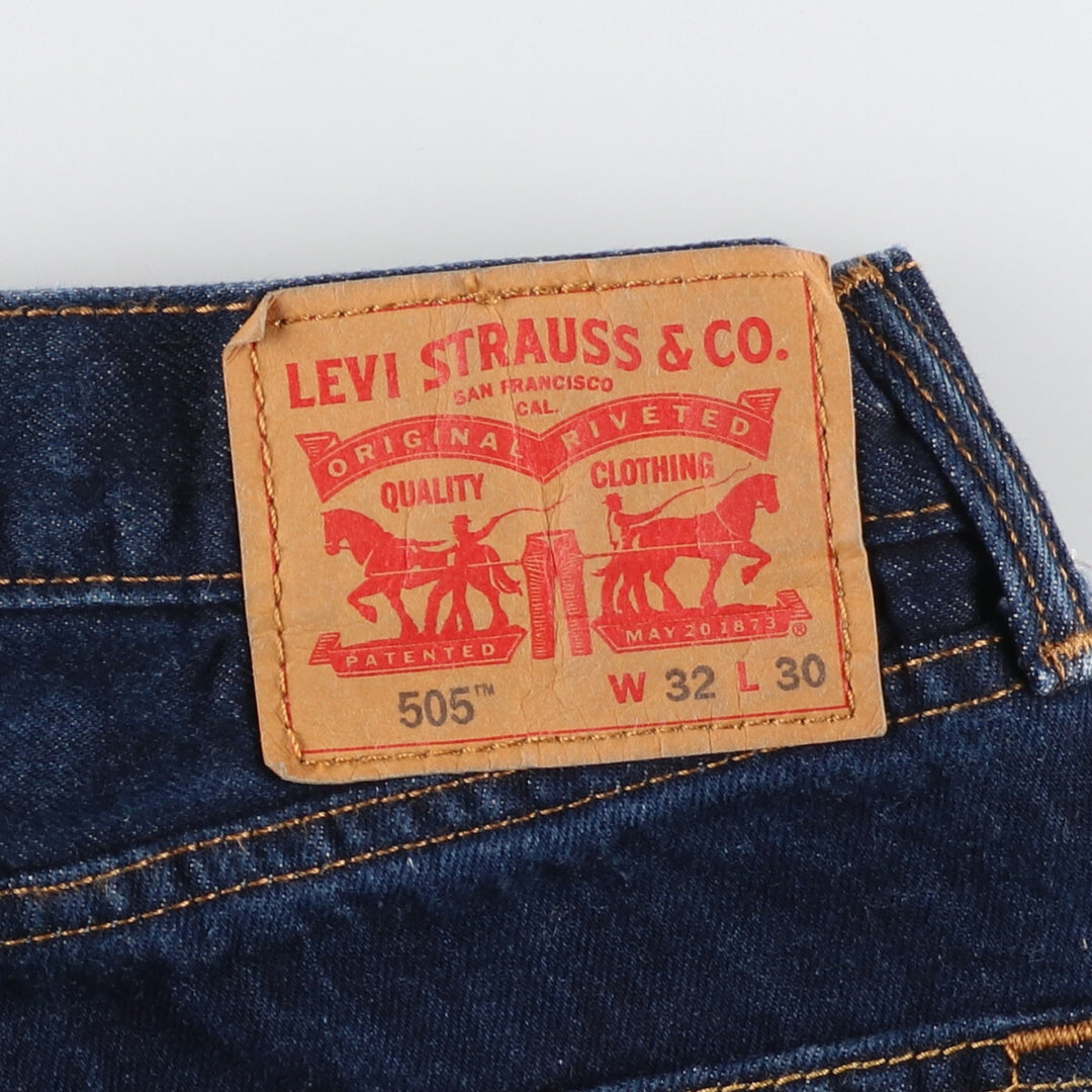 Levi's 505 tapered denim pants for men w32 / eaa426520