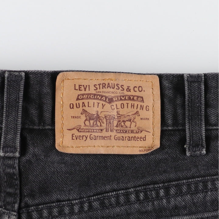 90'S Levi's 50619-03190 Black Denim Tapered Denim Pants Made in Canada Men's W37 Vintage /eaa426557