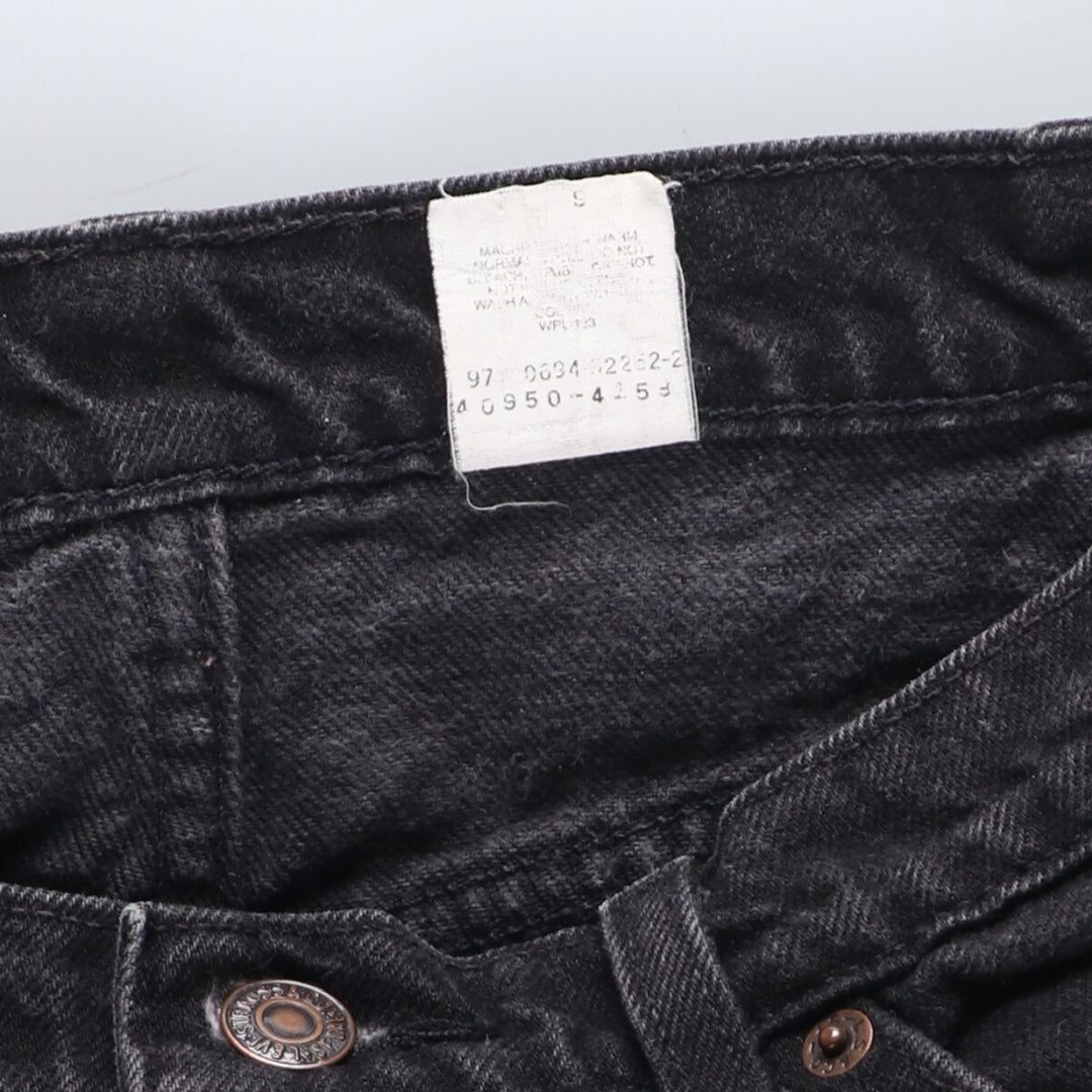 90'S Levi's 550 Relaxed Fit Black Denim Tapered Denim Pants Men's W33 Vintage / eaa426892