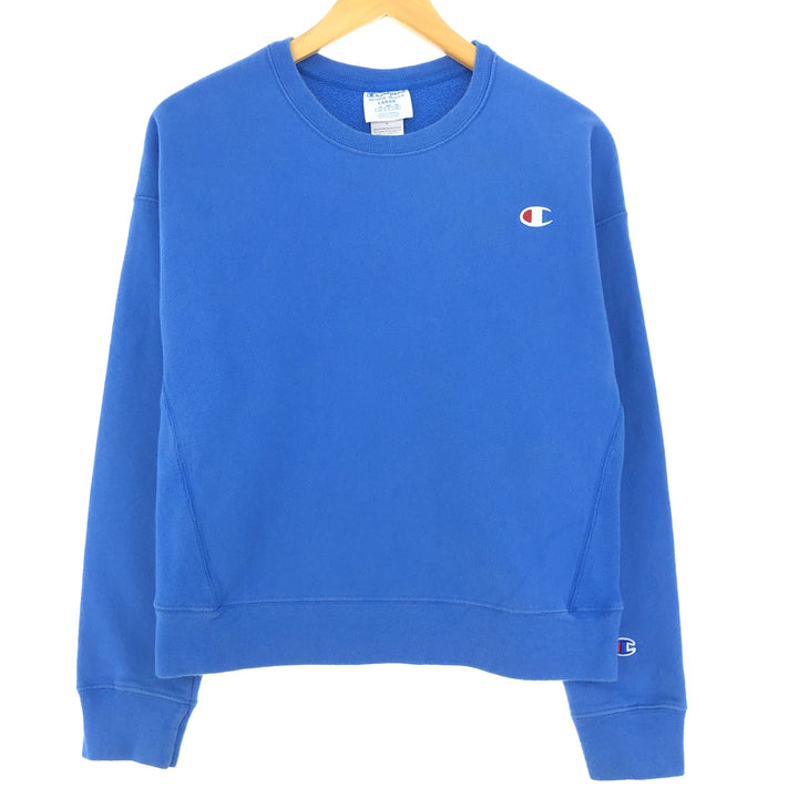 Champion Reverse Weave Replica Single Color Tag Logo Sweatshirt Trainer Women's L /eaa427031
