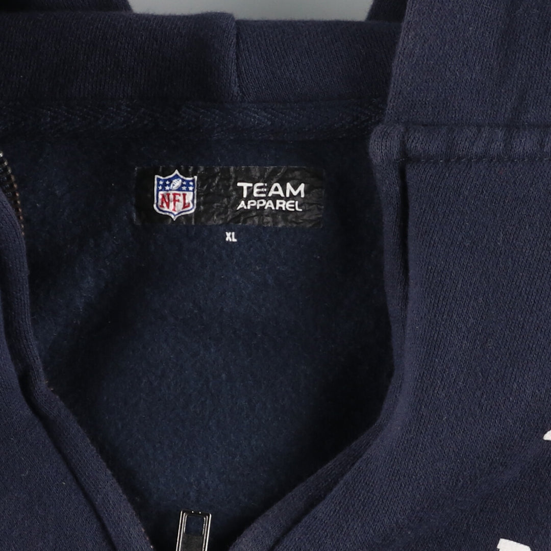NFL TEAM APPAREL NFL NEW ENGLAND PATRIOTS New England Patriots Sweat Full Zip Hoodie Men's XL /eaa427141