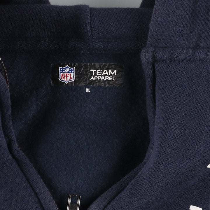 NFL TEAM APPAREL NFL NEW ENGLAND PATRIOTS New England Patriots Sweat Full Zip Hoodie Men's XL /eaa427141