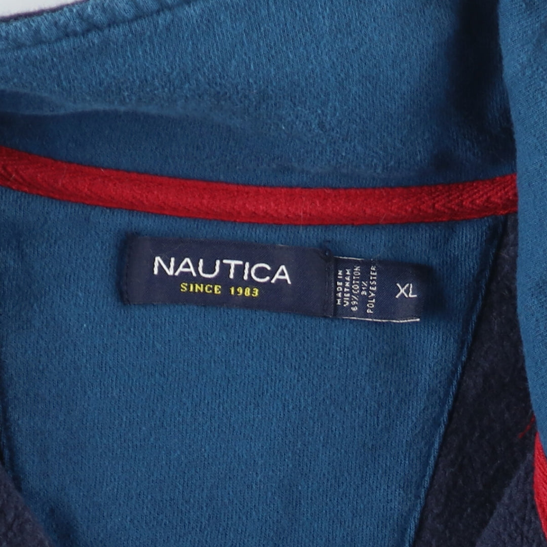 NAUTICA Half-Zip Sweatshirt, Trainer, Men's XL /eaa427263