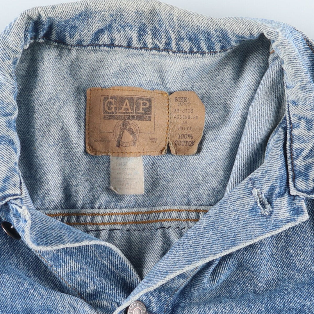 90'S GAP DENIM Old GAP denim jacket G-jacket Men's L Vintage /eaa427287