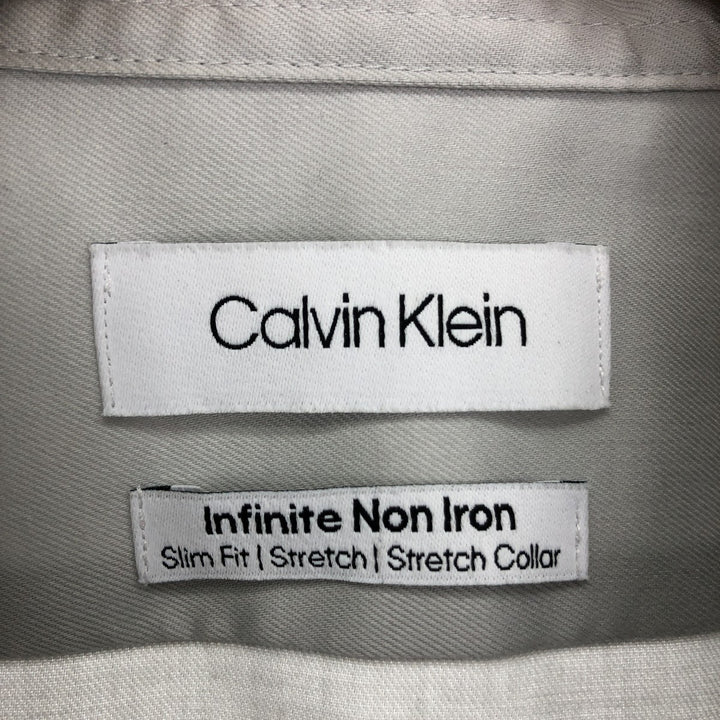 Calvin Klein Infinite Non Iron Long Sleeve Cotton Shirt Men's L /eaa427306