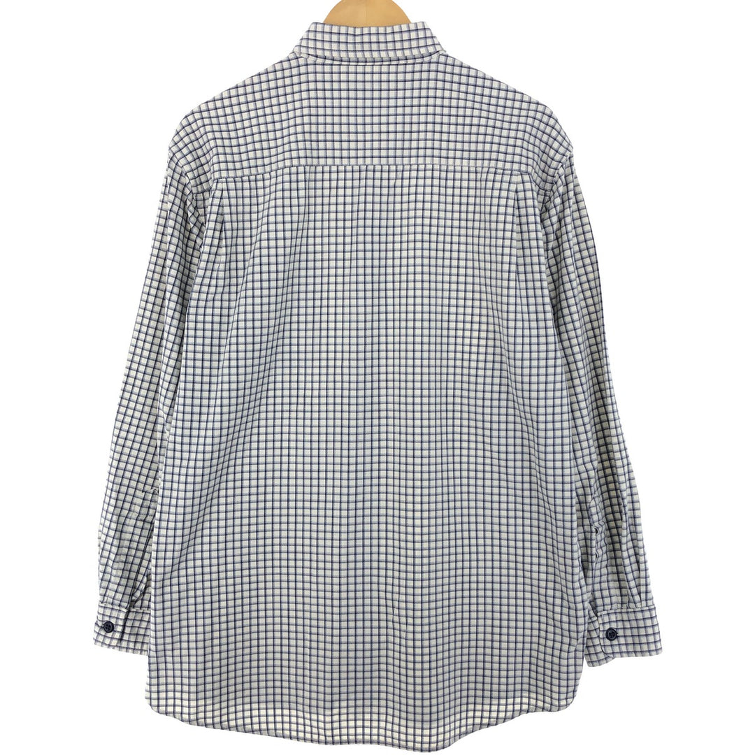 NAUTICA JEANS COMPANY Long Sleeve Check Shirt Men's M /eaa427344