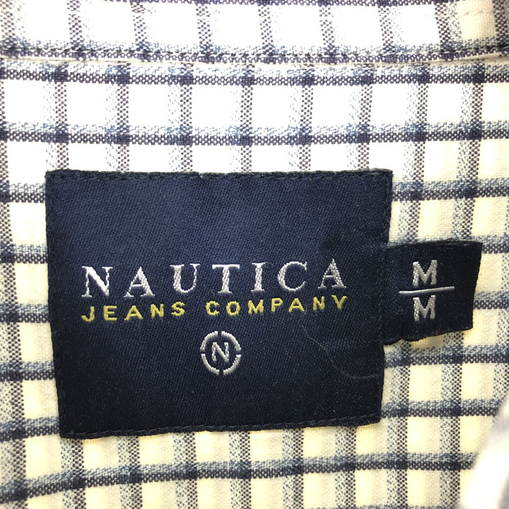 NAUTICA JEANS COMPANY Long Sleeve Check Shirt Men's M /eaa427344