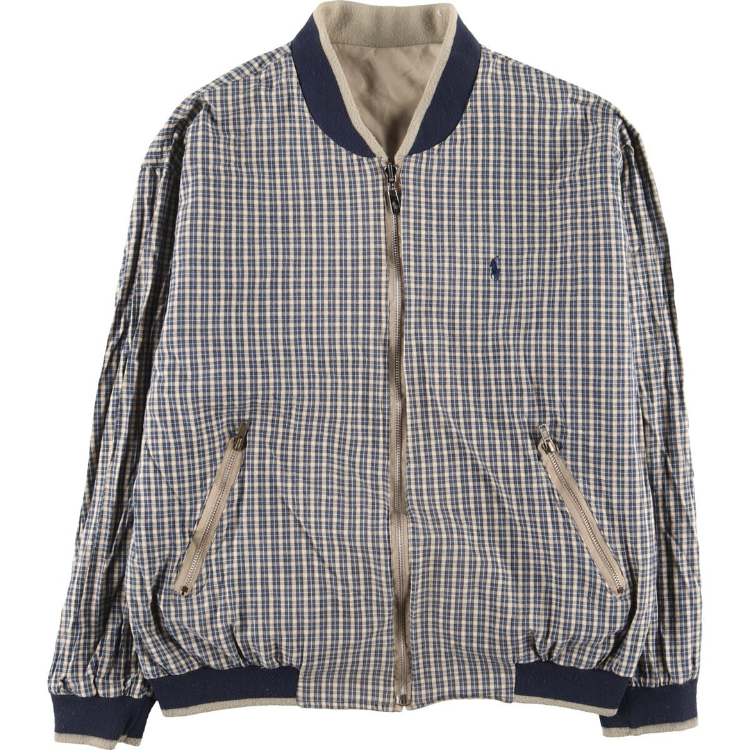 Ralph Lauren POLO by Ralph Lauren Check Pattern Reversible Swing Top Sports Jacket Men's M /eaa427496