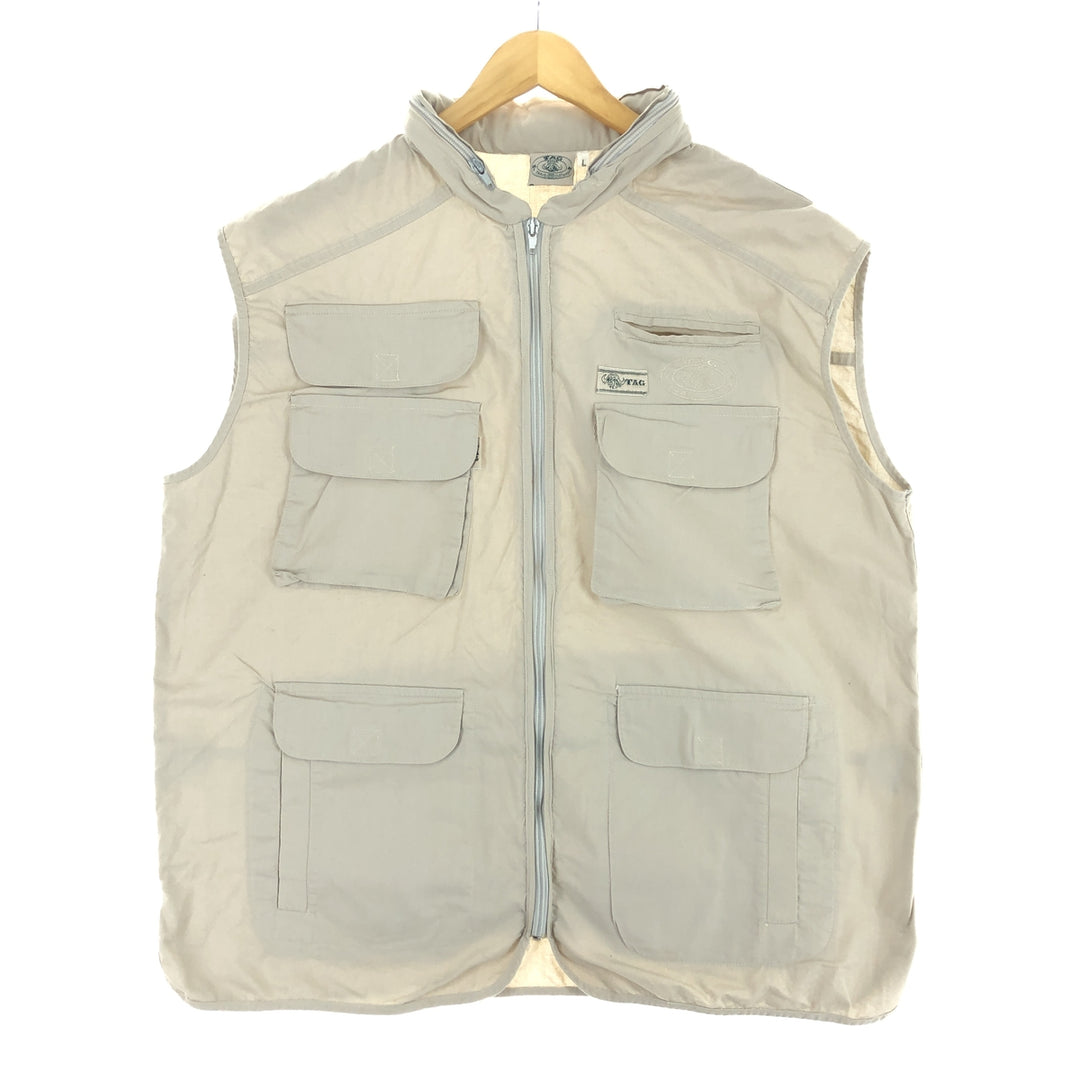 TAG SAFARI Safari Vest Men's L Vintage /eaa427544