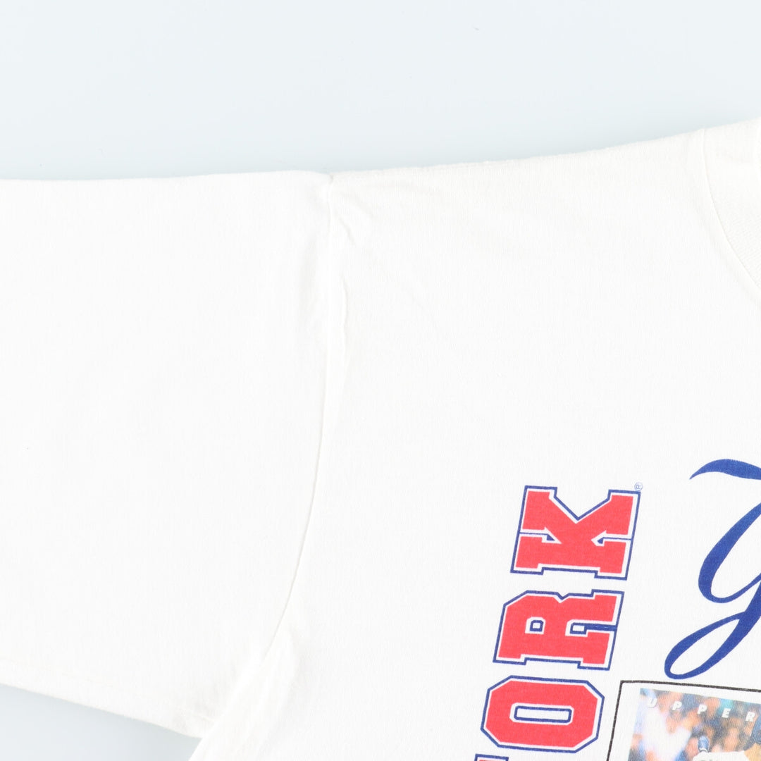 90'S SPORT ATTACK MLB New York Yankees Don Mattingly Printed T-shirt Made in USA Men's XL Vintage /eaa427621