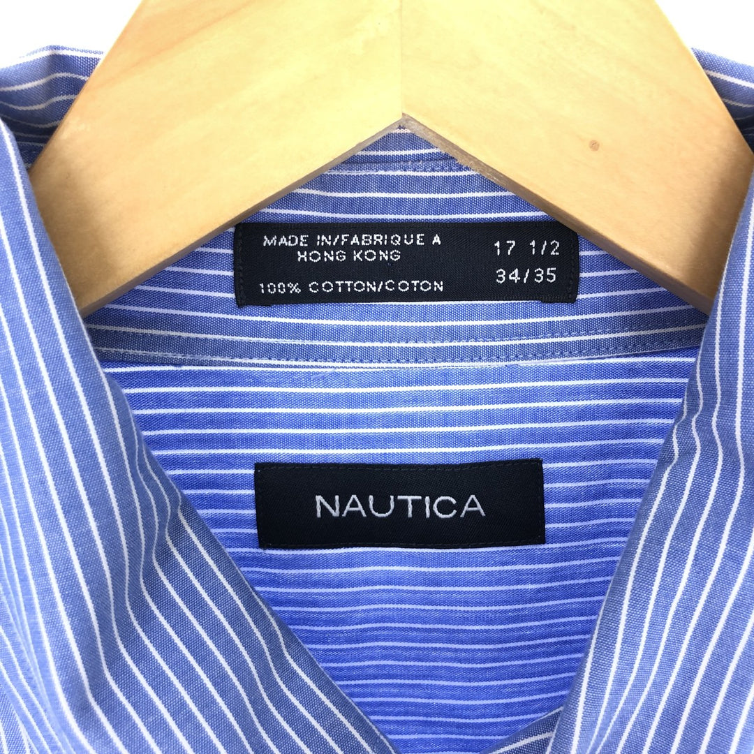 NAUTICA Long Sleeve Button Down Striped Shirt Men's XL /eaa427681