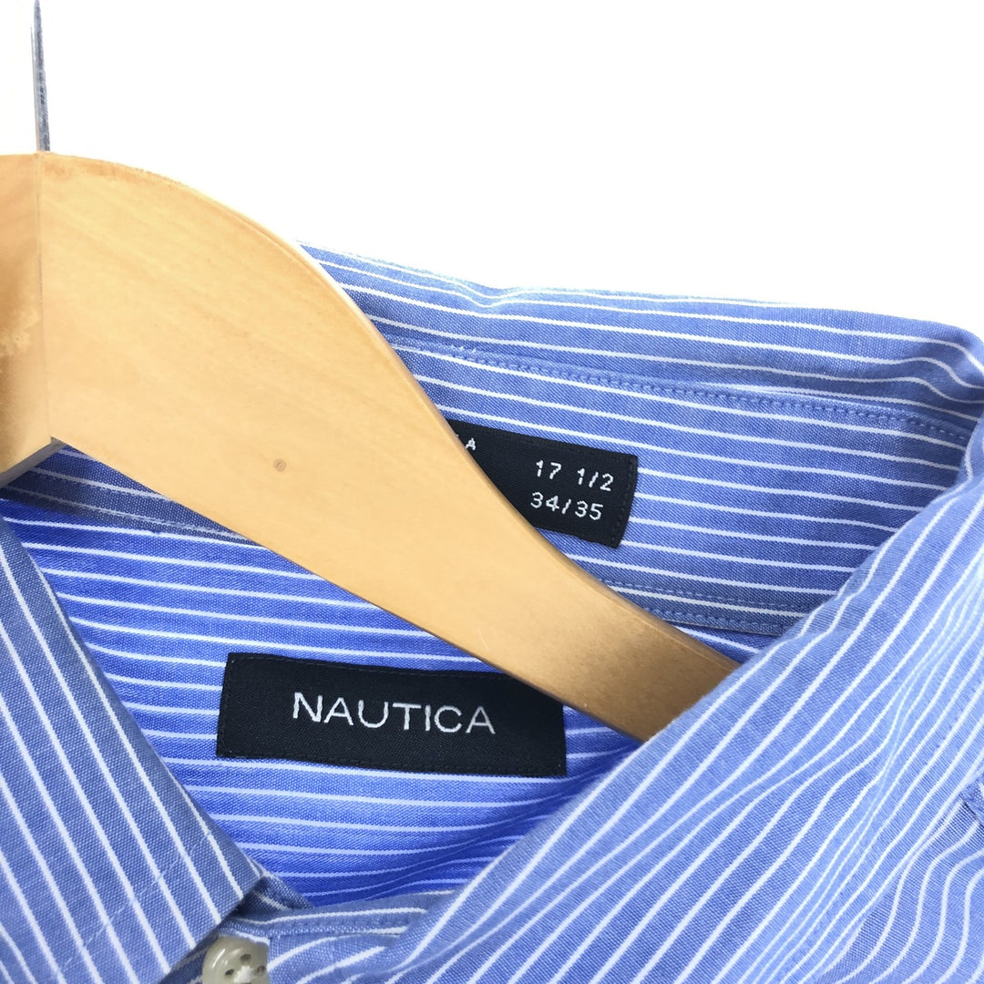 NAUTICA Long Sleeve Button Down Striped Shirt Men's XL /eaa427681