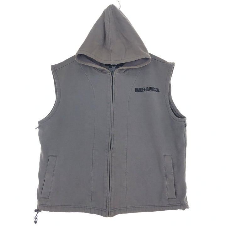 Harley-Davidson Hoodie Vest Men's L /eaa427833