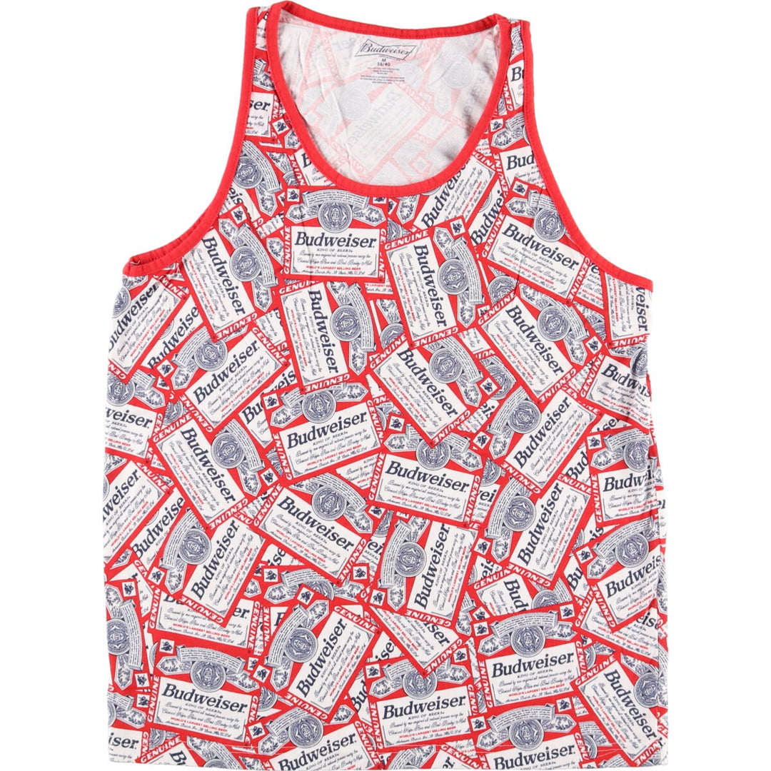 Budweiser BUDWEISER all-over print tank top for men, M /eaa427971