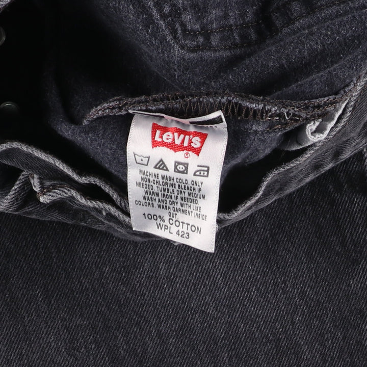 00'S Levi's 501 Black Denim Straight Denim Pants Men's W32 / eaa428039