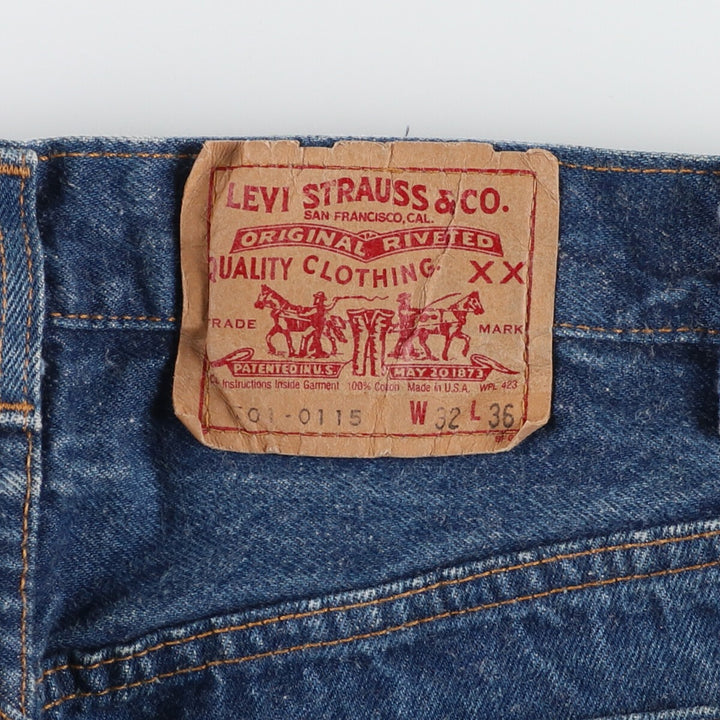 80'S Levi's 501-0115 Straight Denim Pants Made in USA Men's W31 Vintage /eaa428042