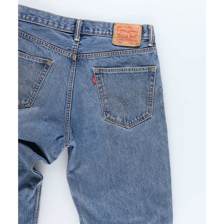 Levi's 550 tapered denim pants for men, w33 / eaa428071