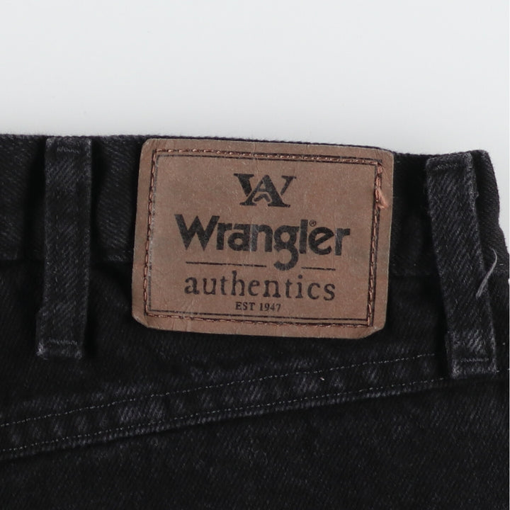 Wrangler Black Denim Straight Denim Pants Men's W36 / eaa428081