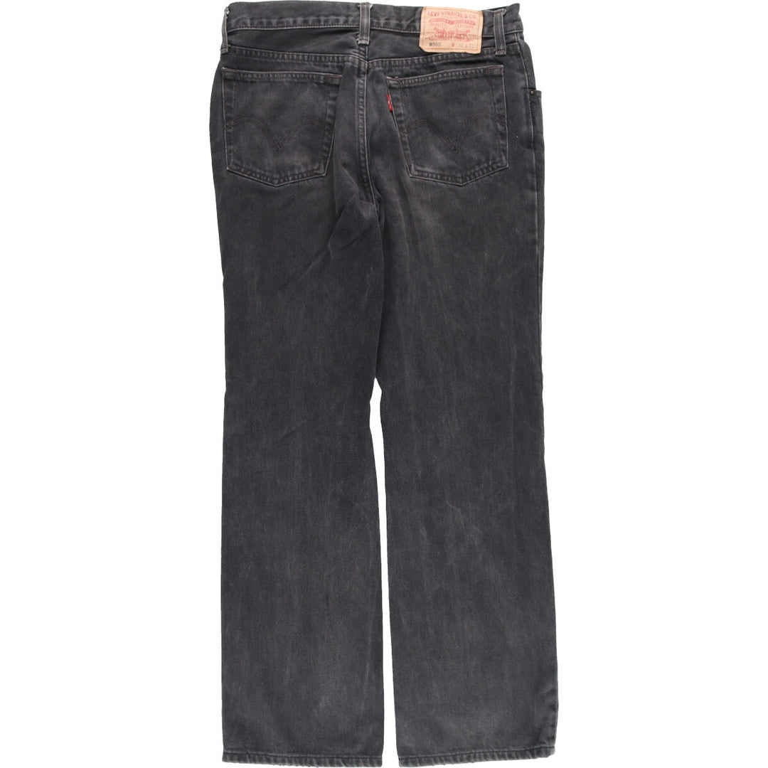 Levi's 505 Black Denim Tapered Denim Pants Men's W31 / eaa428089