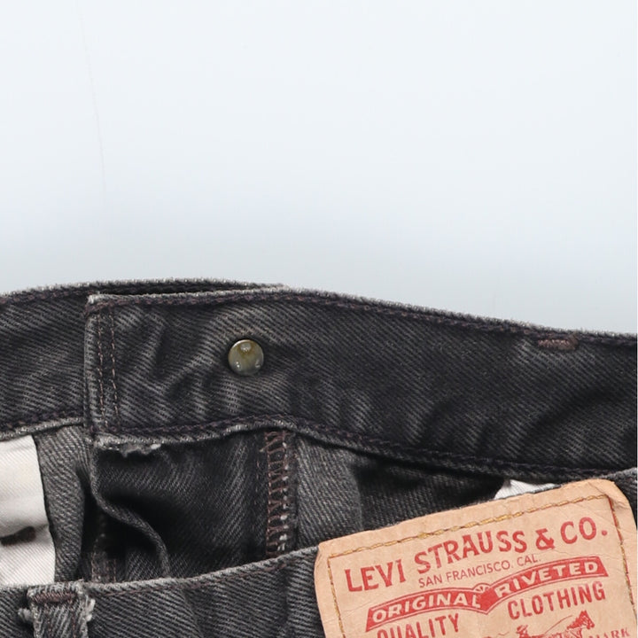 Levi's 505 Black Denim Tapered Denim Pants Men's W31 / eaa428089