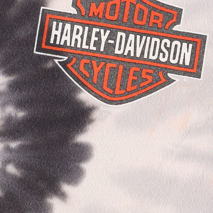 Harley-Davidson Tie-dye Pattern Back Print Motorcycle Bike T-shirt Men's XL /eaa428118