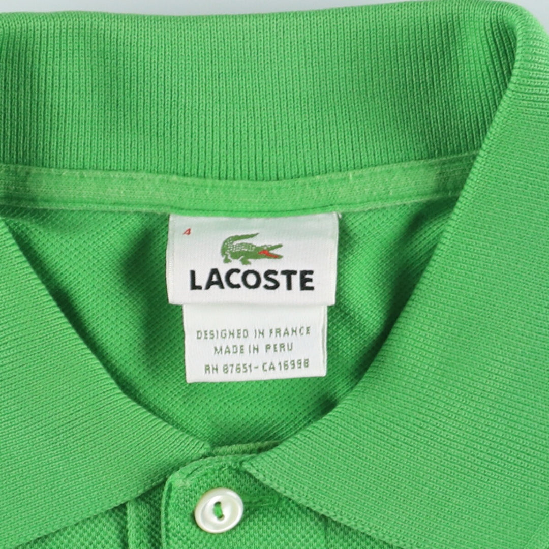 LACOSTE Short Sleeve Polo Shirt Men's M /eaa428355