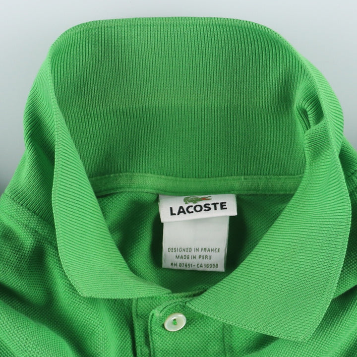 LACOSTE Short Sleeve Polo Shirt Men's M /eaa428355