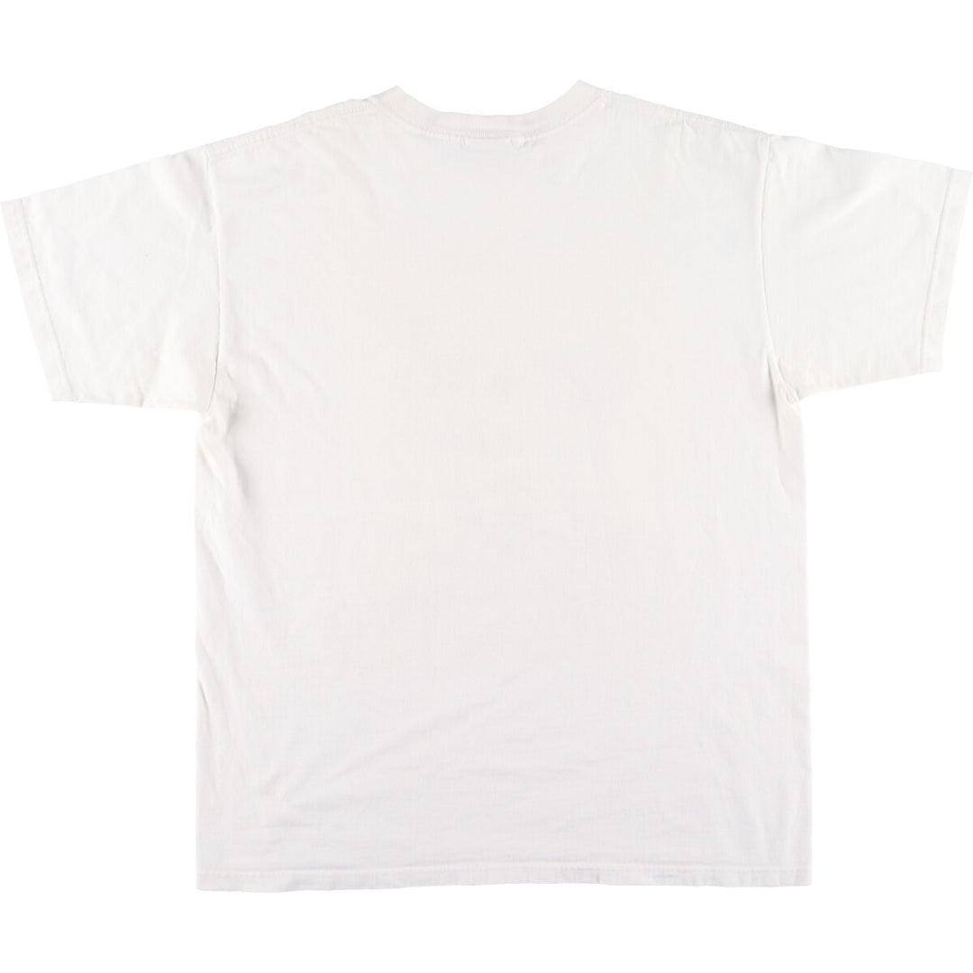 DISNEY STORE HOME ON THE RANGE BUST A MOO Character Print T-Shirt Men's L white type Vintage Second Hand