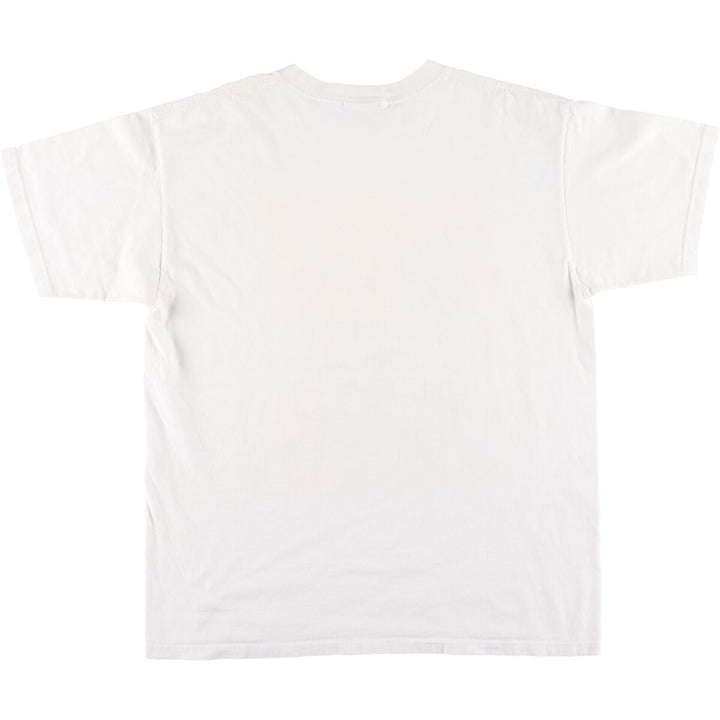 DISNEY STORE HOME ON THE RANGE BUST A MOO Character Print T-Shirt Men's L white type Vintage Second Hand