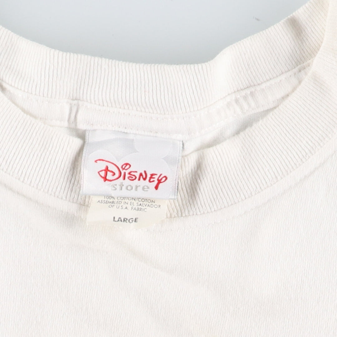 DISNEY STORE HOME ON THE RANGE BUST A MOO Character Print T-Shirt Men's L white type Vintage Second Hand