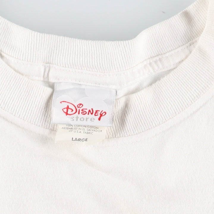 DISNEY STORE HOME ON THE RANGE BUST A MOO Character Print T-Shirt Men's L white type Vintage Second Hand