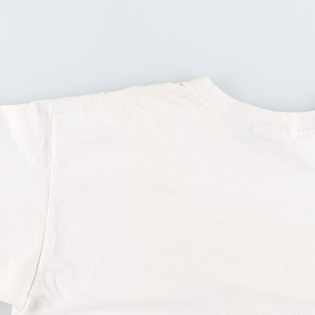 DISNEY STORE HOME ON THE RANGE BUST A MOO Character Print T-Shirt Men's L white type Vintage Second Hand