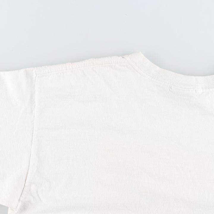 DISNEY STORE HOME ON THE RANGE BUST A MOO Character Print T-Shirt Men's L white type Vintage Second Hand