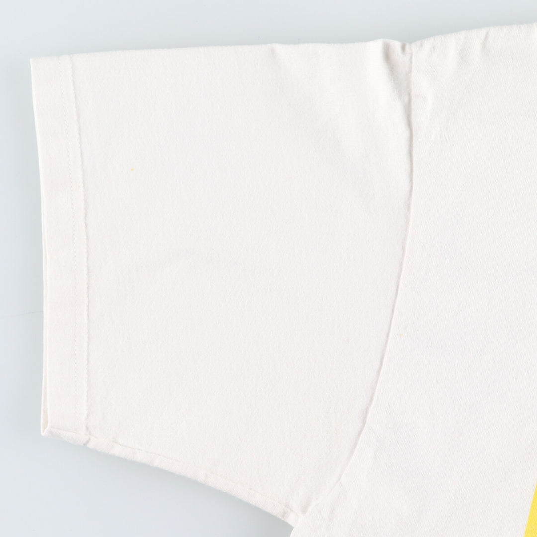 DISNEY STORE HOME ON THE RANGE BUST A MOO Character Print T-Shirt Men's L white type Vintage Second Hand