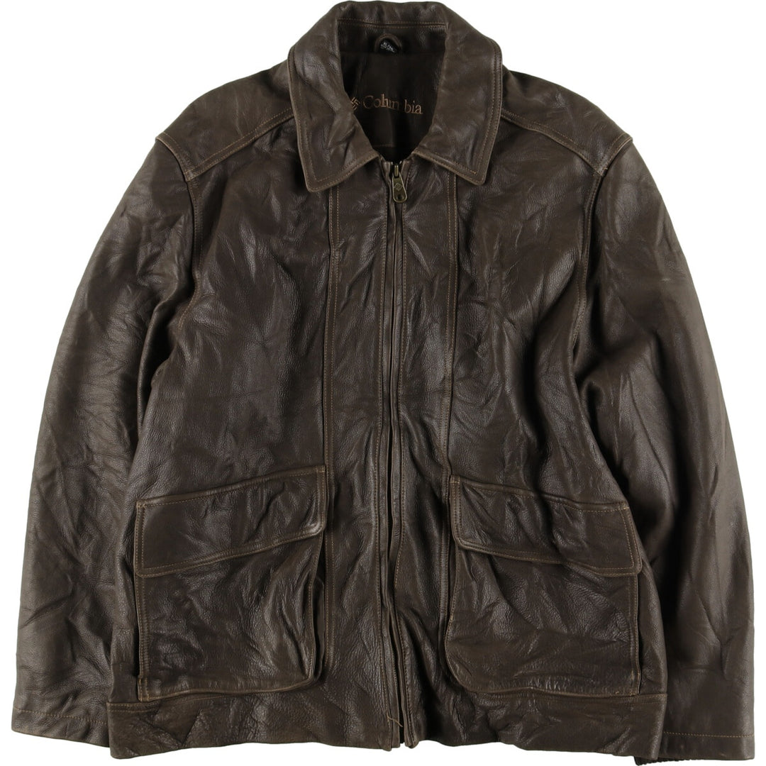 Columbia Leather Blouson Type Men's XL /eaa428539