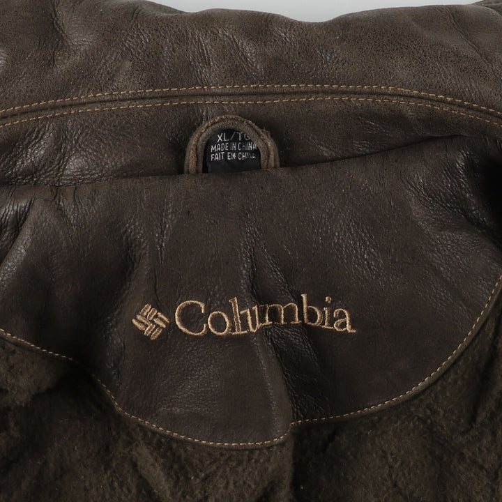 Columbia Leather Blouson Type Men's XL /eaa428539