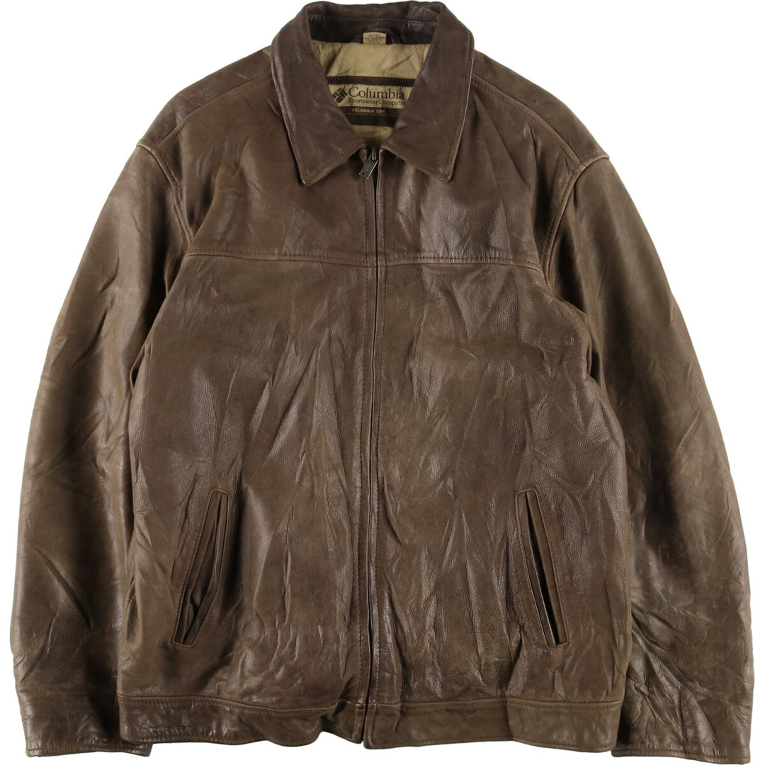 Columbia Leather Blouson Type Men's XL /eaa428540